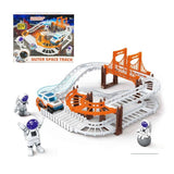 Kids Astronaut Spaceship Track Set - Outer Space Toy Set for Kids