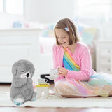 Kids Breathing Teddy Bear with Soothing Music, Comfort Plush