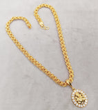 Luxurious Men's Gold Plated Pendant With Chain Vol 6 Jewellery