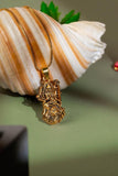 Gold Plated Ambe Mataji Pendant with Chain Jewellery