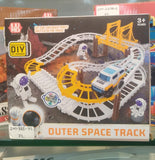 Kids Astronaut Spaceship Track Set - Outer Space Toy Set for Kids