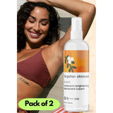 Underarm Brightening Deodorant Cream 200 ml Pack of 2 Beauty & Personal Care
